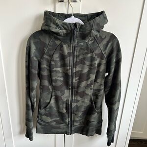 Lululemon Camouflage Zip-Up Hoodie